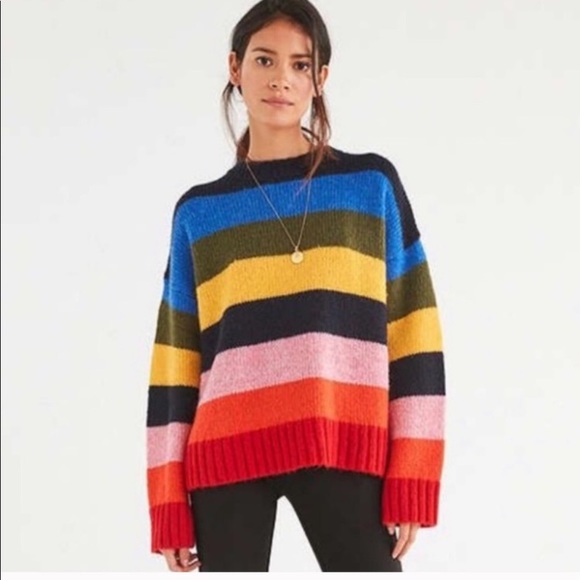 urban outfitters rainbow cardigan